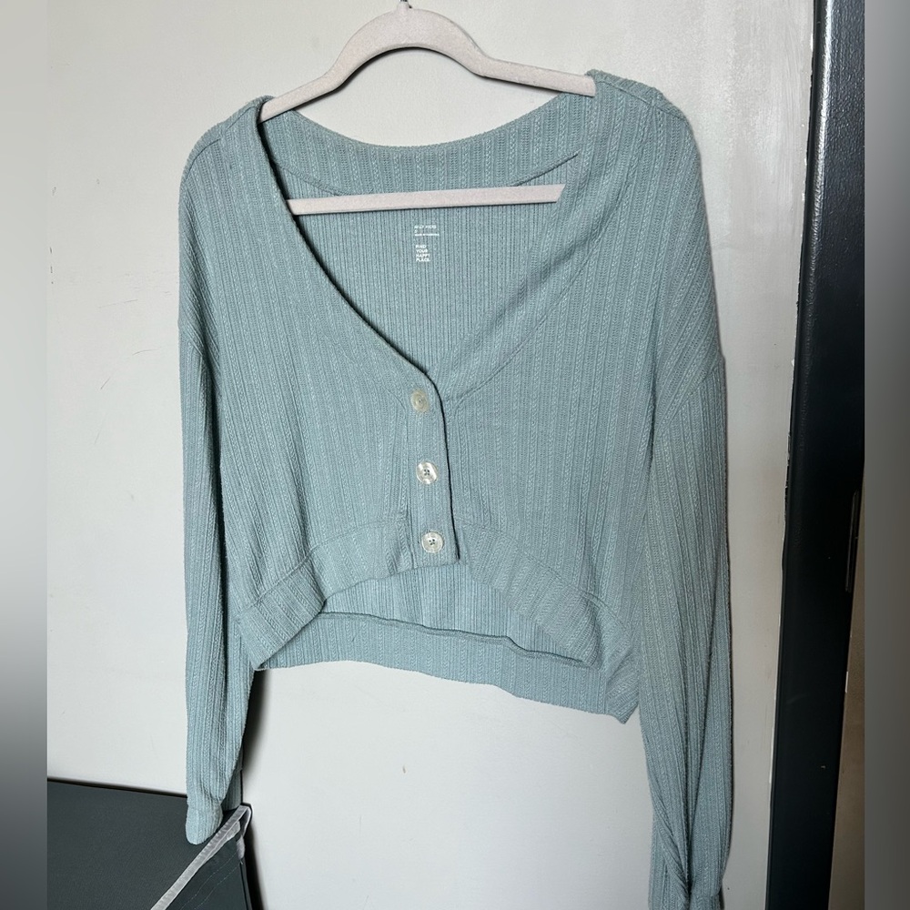 Gilly Hicks Dusty Green Sweater